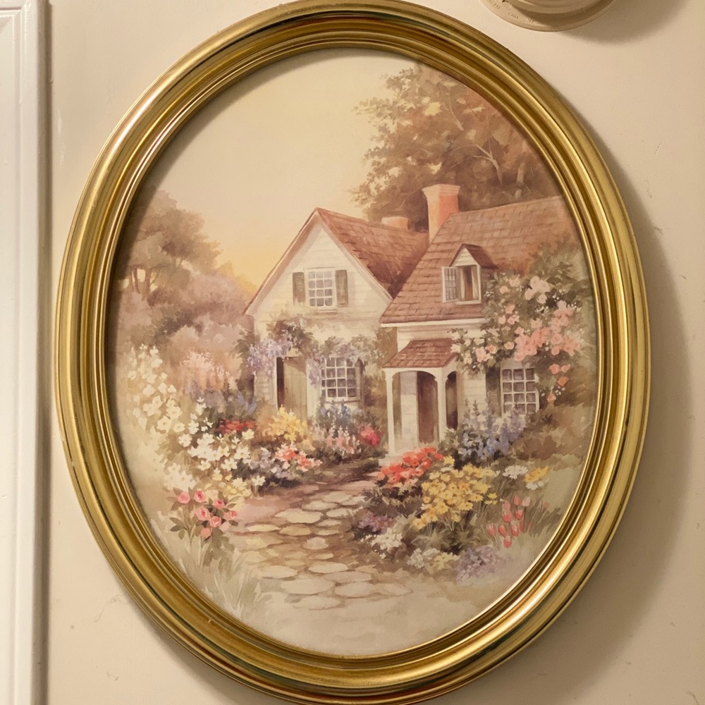 Painting of Cottage House